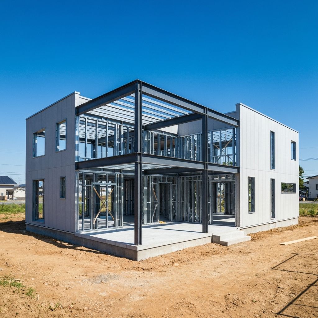 Vivienda industrializada moderna